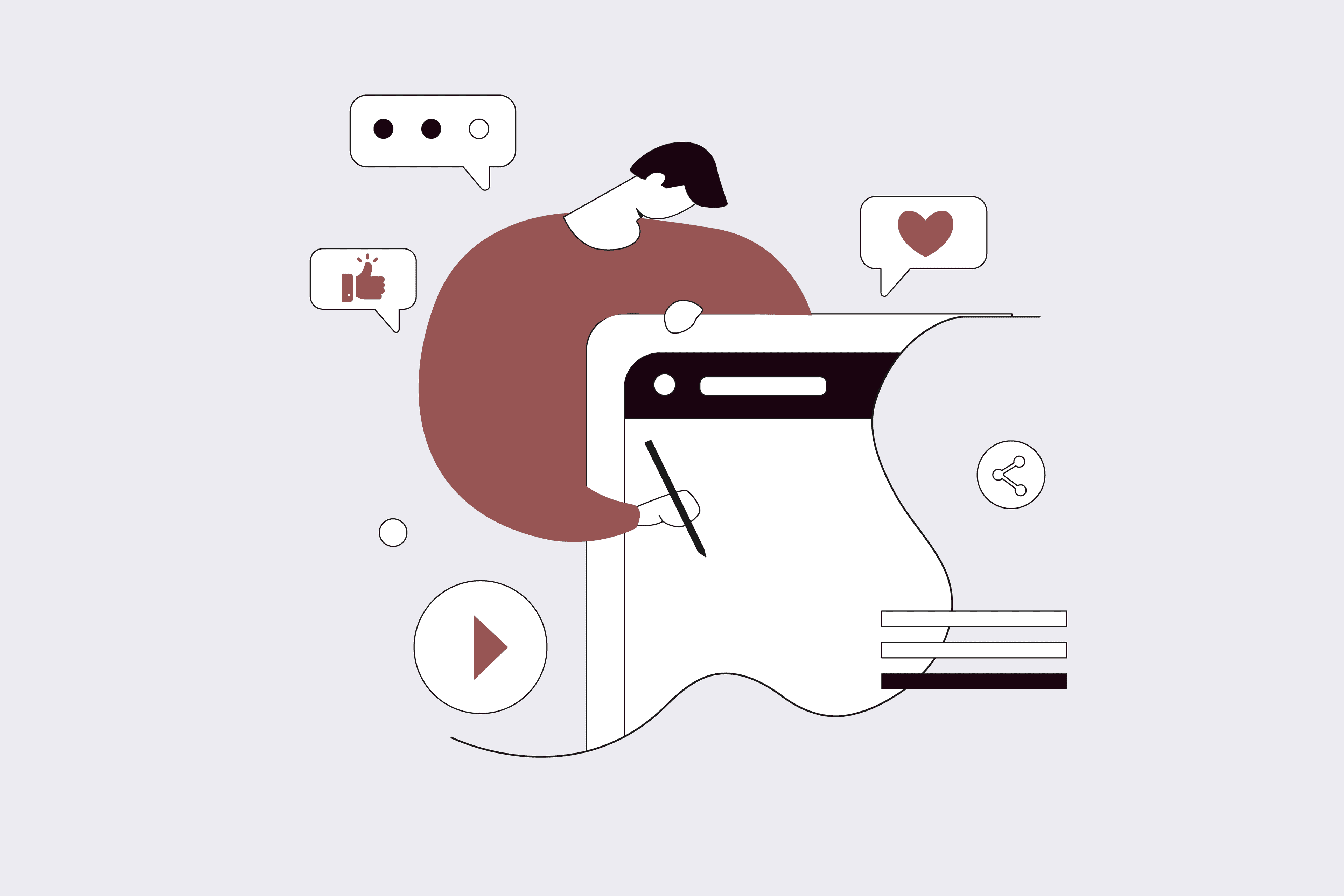 Social media content